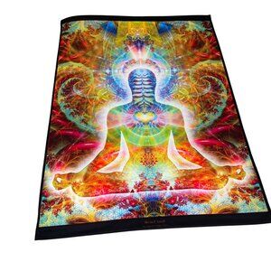 Pumayana Cosmic Body Wall Hanging Multicolor Meditation New